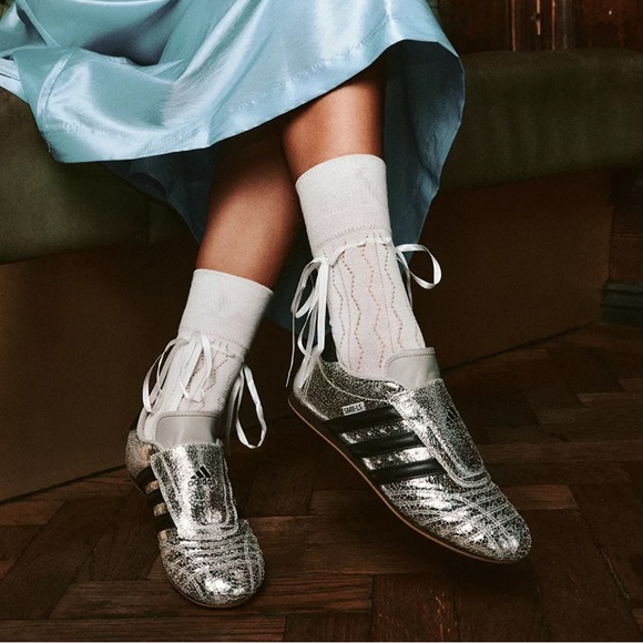 adidas Shoes - Adidas Taekwondo Silver Metallic/core Black/gum